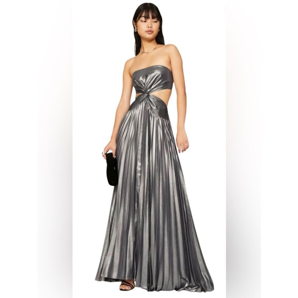 Ramy Brook Destiny Strapless Cut Out Gown Size 4